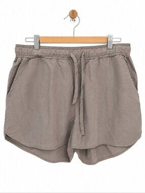 NWT Thread & Supply TENCEL™ Drawstring Shorts | Women's Large | Taupe | Summer